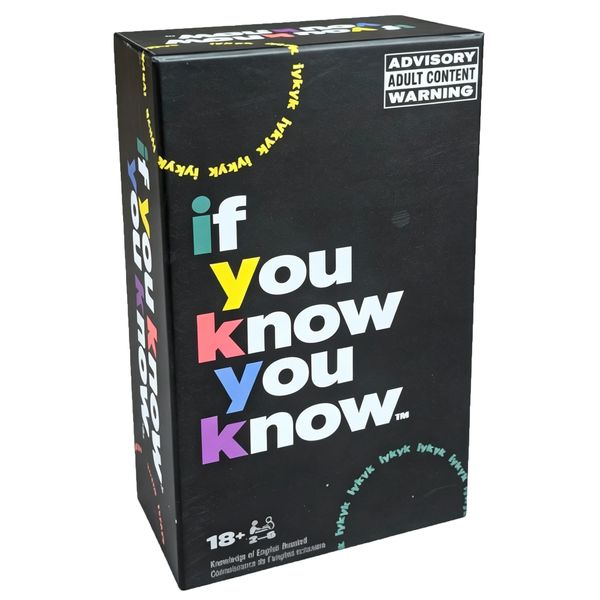 If You Know You Know Adult Party Card Game 18+, Trivia Questions, 6 Players