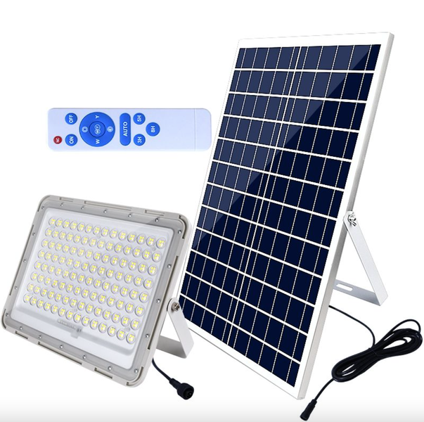 100W Solar Powered Flood Light With Remote control