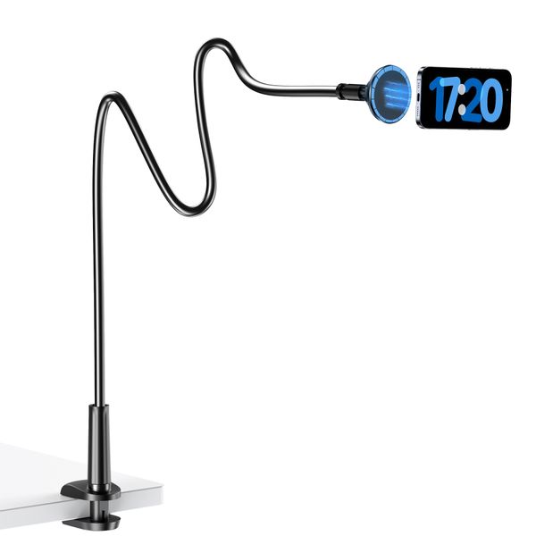 TROO HOLD Series Magnetic Desktop Long-Arm Phone Holder -Adjustable Heights