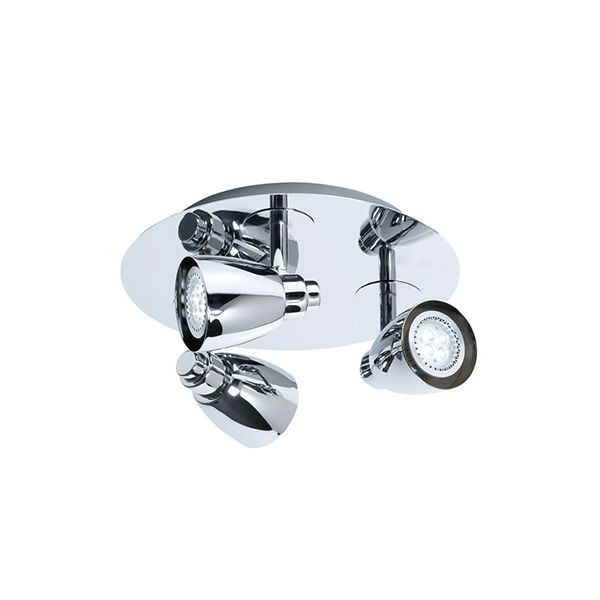 Radiant - Spotlight Nix Plate Chrome GU10 3x50w