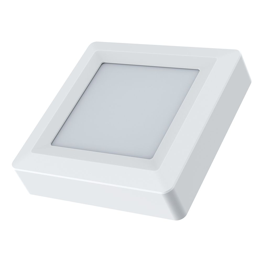 Eurolux - Square - LED - Ceiling Light - 120mm - White - 4000K - 2 Pack