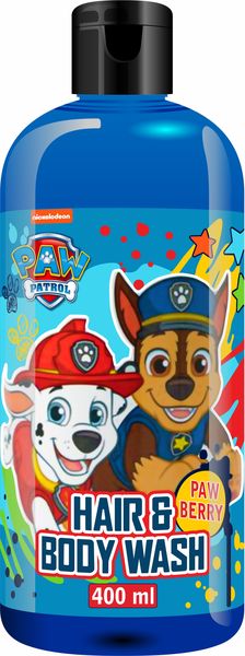 PAW PATROL By Nickelodeon Official Licensed Kids 400ml Hair and Body Wash