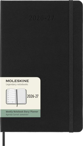 Moleskine 2027 18m Black Large Weekly Hard