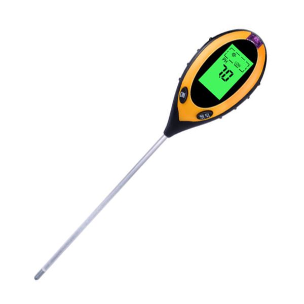 4 in 1 Soil Moisture Monitor &amp; Temperature &amp; Sunlight Digital PH Meter