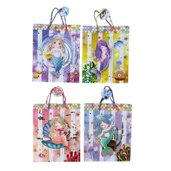 Mermaid Gift Bags 32cm x 26cm (Set of 4)