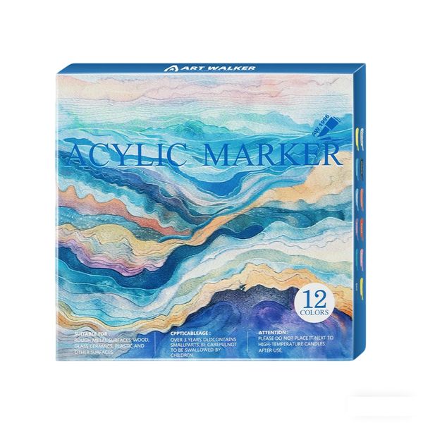 Soft tip acrylic marker