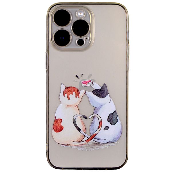 Cat Selfie - Phone Case - Iphone 14 Pro Max Clear