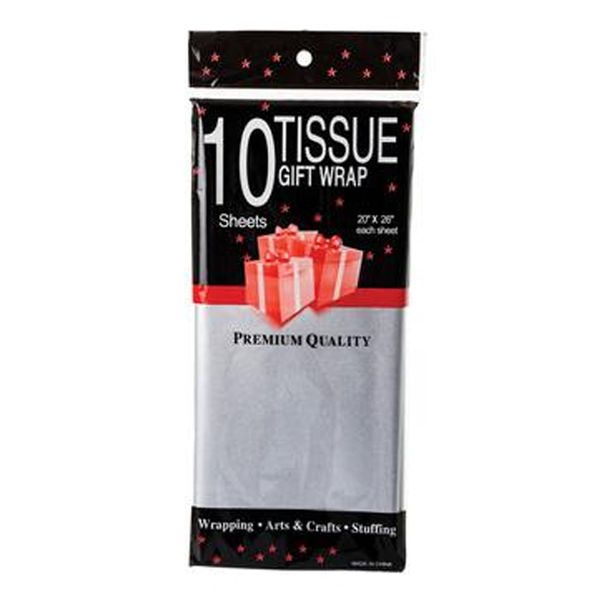 Paper Tissue Silver - 10 Sheets ( 1 Individual Pack )
