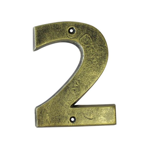 Antique Gold Numeral No .2 (200mm)