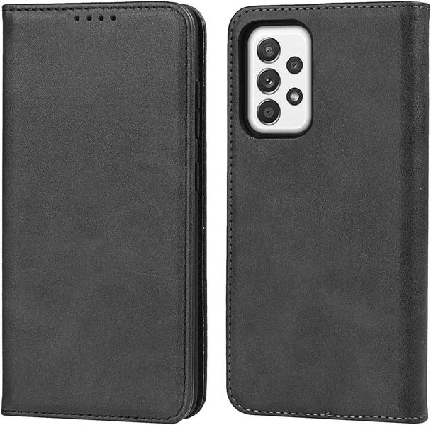Magnetic Leather Flip Cover Compatible with Samsung Galaxy A53 - Blue