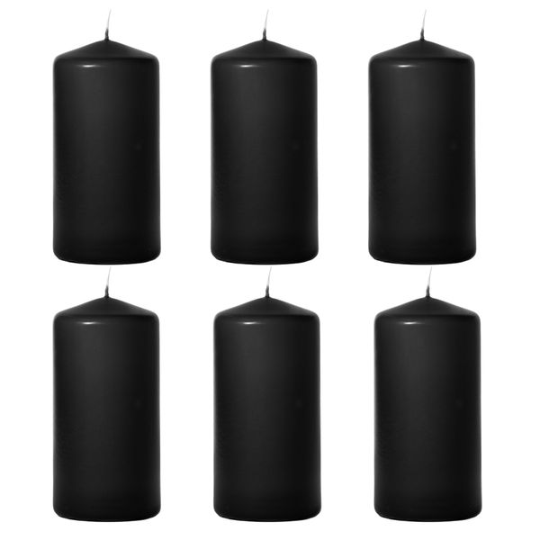 Exquisite And Long-lasting Pillar Candles - 6 Piece