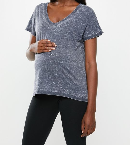 Women's Cotton On Maternity Karly Short Sleeve Top - Moonlight Burnout