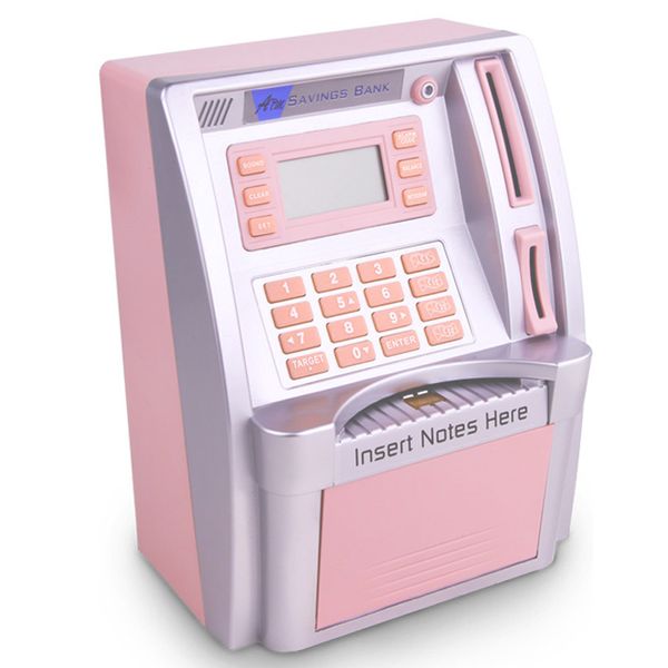 ATM Piggy Bank for Real Money - Mini ATM Machine Savings Bank for Kids