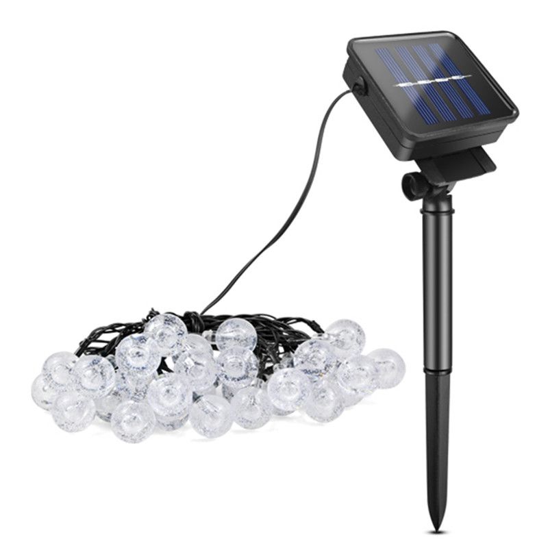 Solar Crystal Ball Decorative 20 LED Lights - 5M