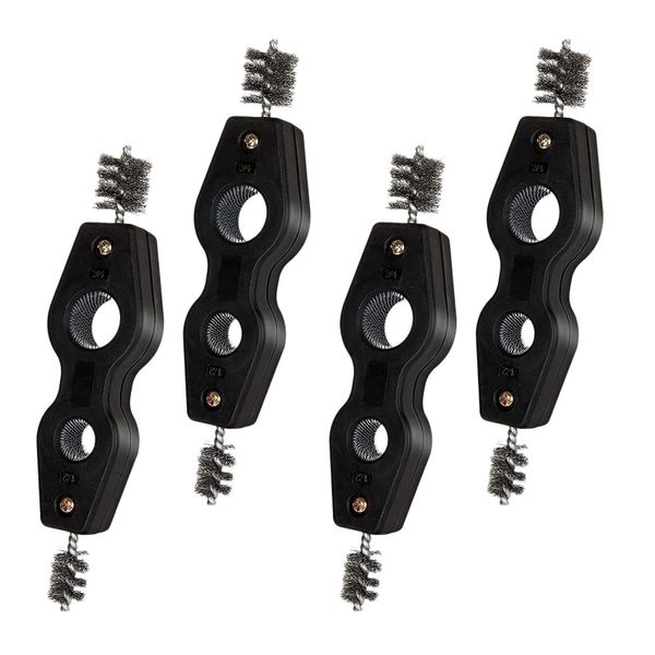 4Pcs Copper Tubing Brushes, Pipe Cleaning Tool Cleaner
