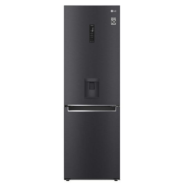 LG 373L A++ Matte Black | Bottom Freezer | Smart Inverter Fridge GCF459NQD