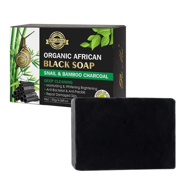 Snail Repair African Black Bamboo Soap