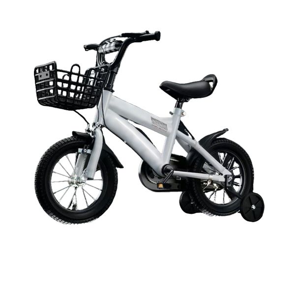Kids Bike Children Bikes With Training Wheels&amp;Removable Basket Kids Bicycle