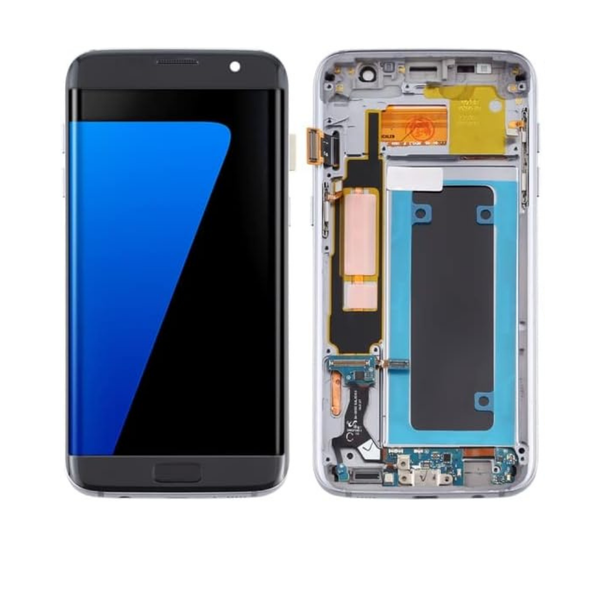 LCD Display with Frame Compatible with Samsung Galaxy S20 Ultra