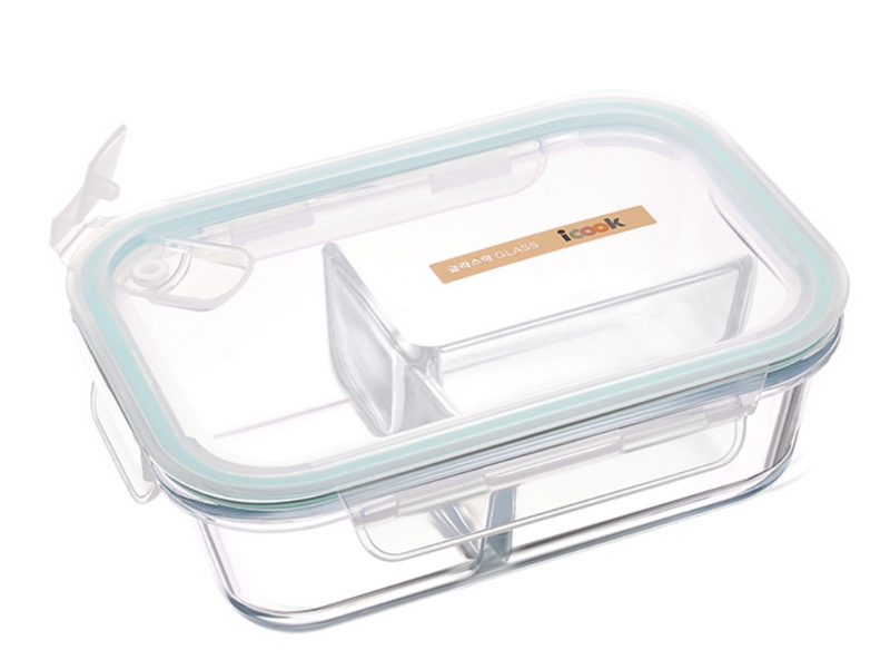 Microwave Lunch Box Glass Microwave Lunch Box with Thermal Bag Partition B