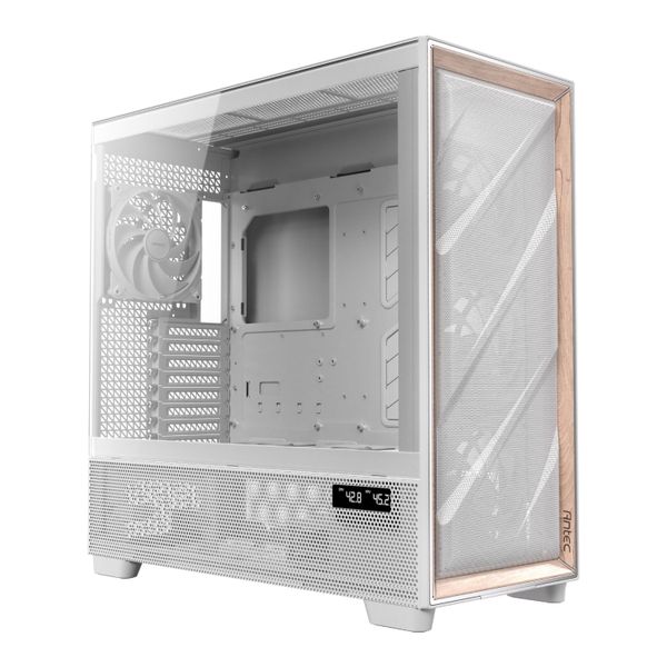 Antec FLUX PRO E-ATX Mid Tower Gaming Chassis - White