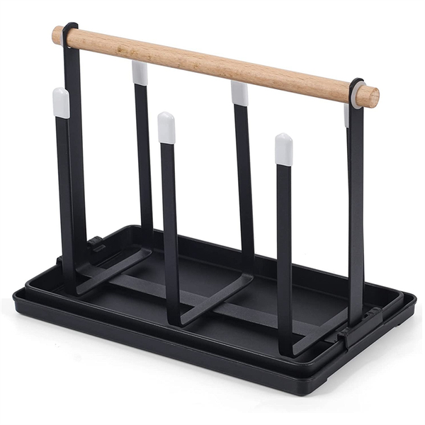 Bottle Holder Dish Drainer Bottles 6 Bottle Stand Metal Cup Holder
