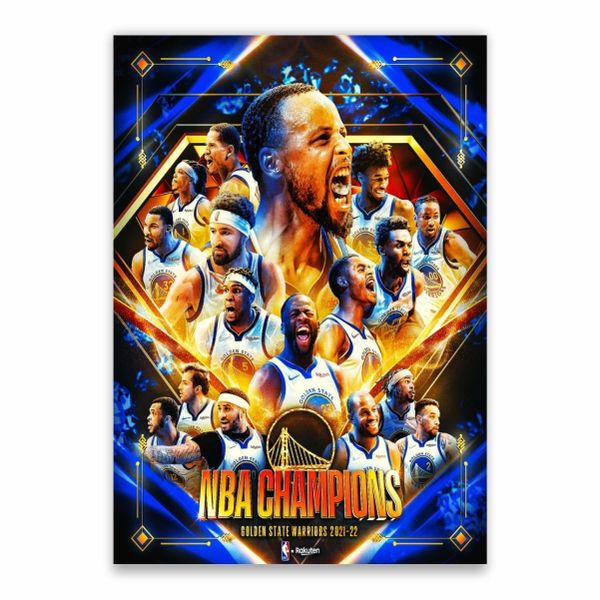 Golden State Warriors 2022 Champions Poster - A1