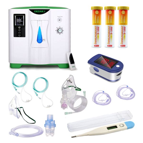 Oxygen Concentrator 2-9L/M 2in1 Built in Nebulizer Safety Protective Combo