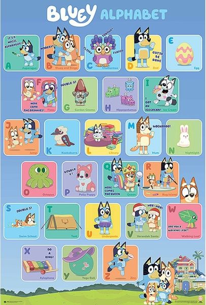 Bluey - ABC Poster