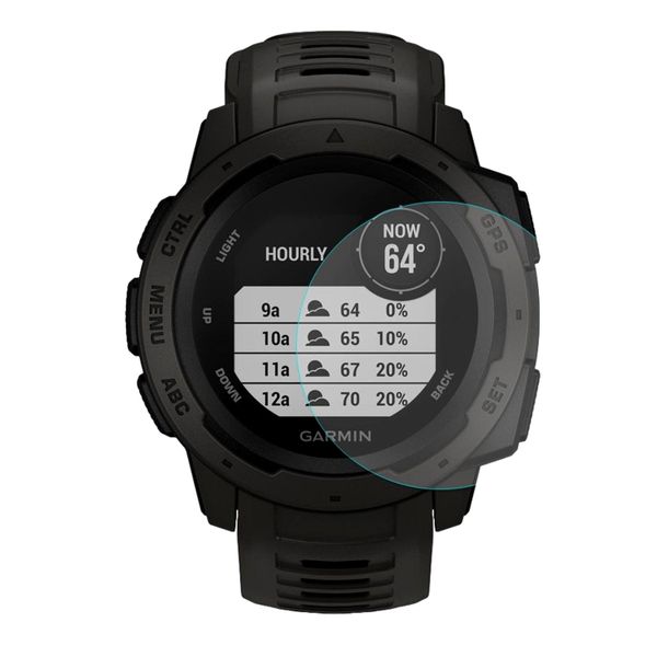 Tempered Glass Screen Protector for Garmin Instinct 2 Solar - 2 Piece