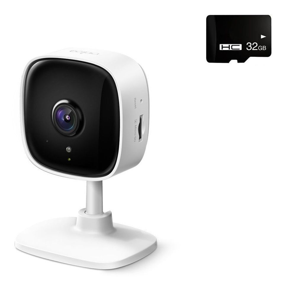 TP-Link TAPO C110 With 32GB Micro-SD Card Home Security Wi-Fi Camera ...