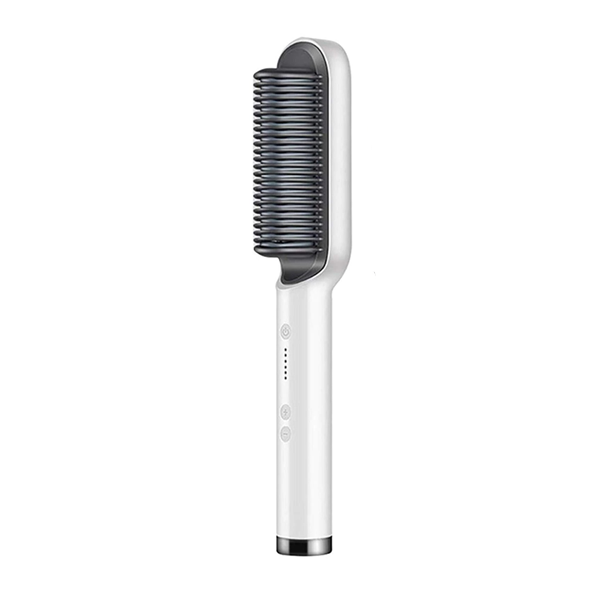 Straight Curly Comb G-M606 - White
