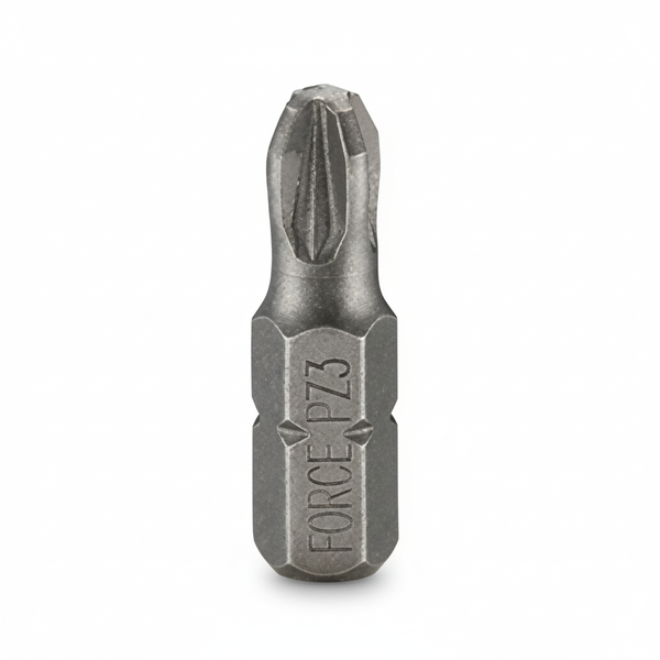 Force 1/4-inch Pozi Screwdriver Bit 50mm - Precision Tool for Fastening
