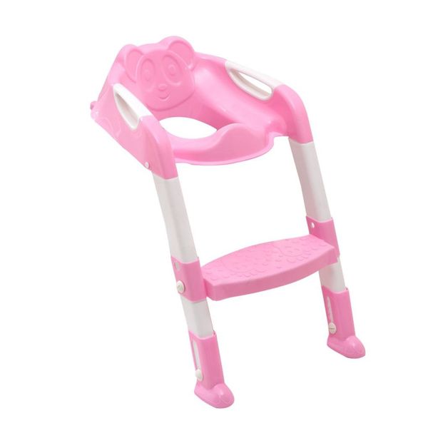 Foldable Kids Toilet Ladder - Pink
