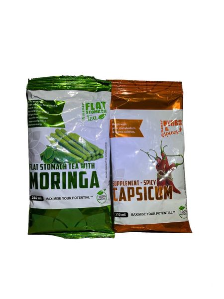 Flat Tummy Tea with Moringa &amp; Capsicum Sachet