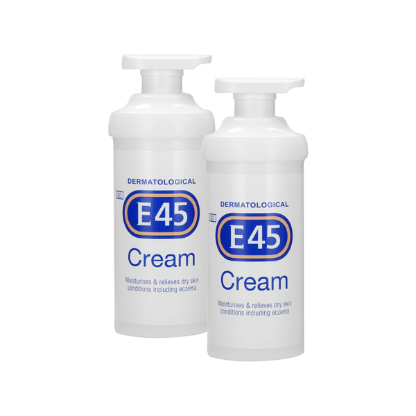 E45 Cream Pump 500g x 2