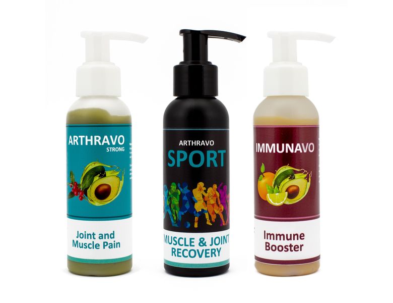 Arthravo All Natural Muscle/Immune Support Variety Lotions (3 Pack) - 100ml