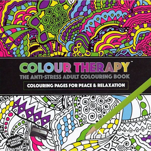 Colour Therapy - The Anti-Stress Adult Colouring Book