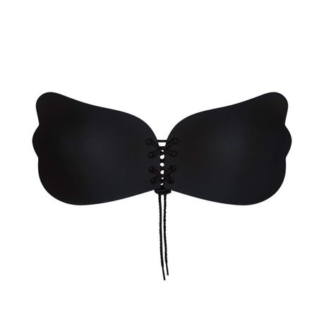 Silicone Sticky Push Up Adhesive Invisible Backless Bra Nipple Cover-Black, Shop Today. Get it Tomorrow!