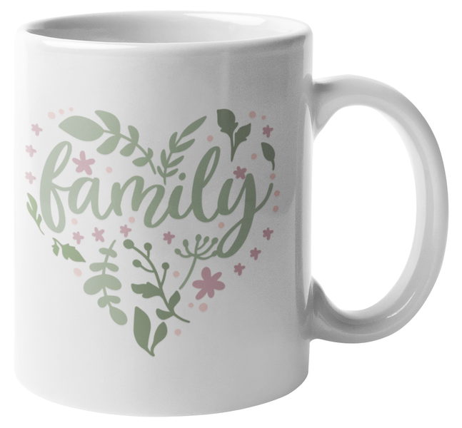 Mugmania - Family Heart Coffee Mug