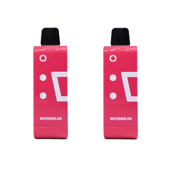 Elf Bar 9000 Puffs Rechargeable Pod Kit 50mg - Watermelon - 2 Pack