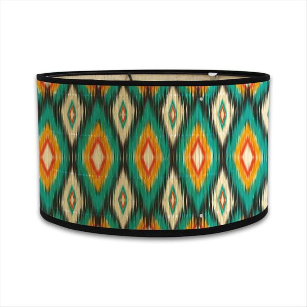 Lamp Shades Print Oval Shade 30x30x20CM Vintage C