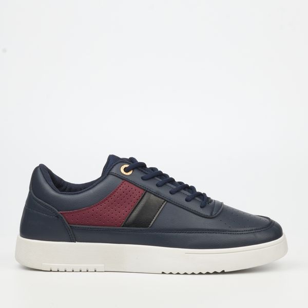 Ubrt Men Navy Wax Plain Casual image