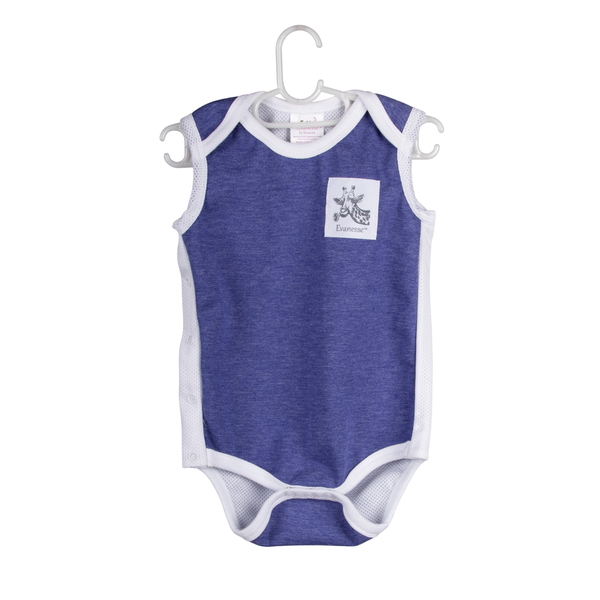 Evanesse Leak-proof Short Sleeve Onesie - Blue