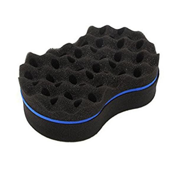 Double sided wave-shaped sponge brushes multi-holes side