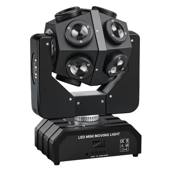 RGBW 4in1 Led Ball Moving Head 360 degree Fast Rotate Party Stage Light