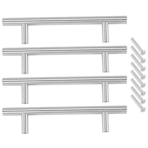 4Pcs Silver Resin Tray Molds Handles Tray Handles Stainless Steel