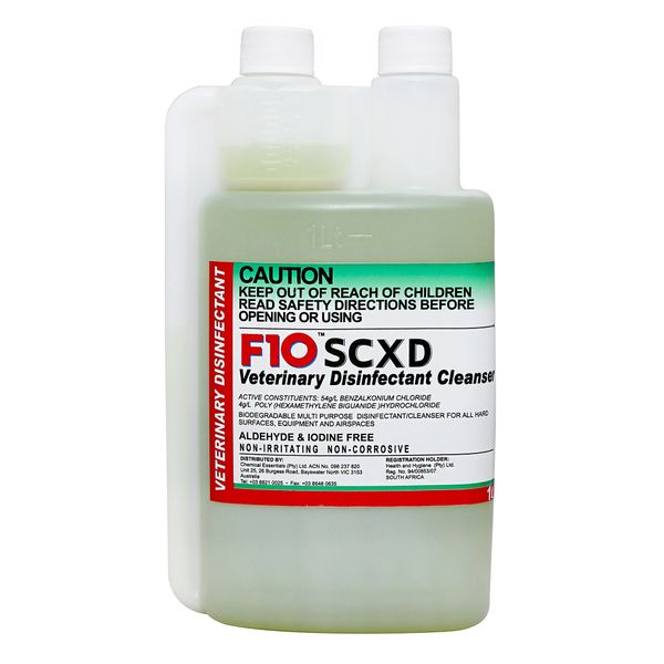 F10 SCXD Veterinary Disinfectant Cleaner 5Litre