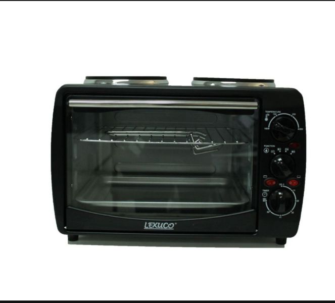 Lexuco 23l Electric Oven with 2 Plate Stove