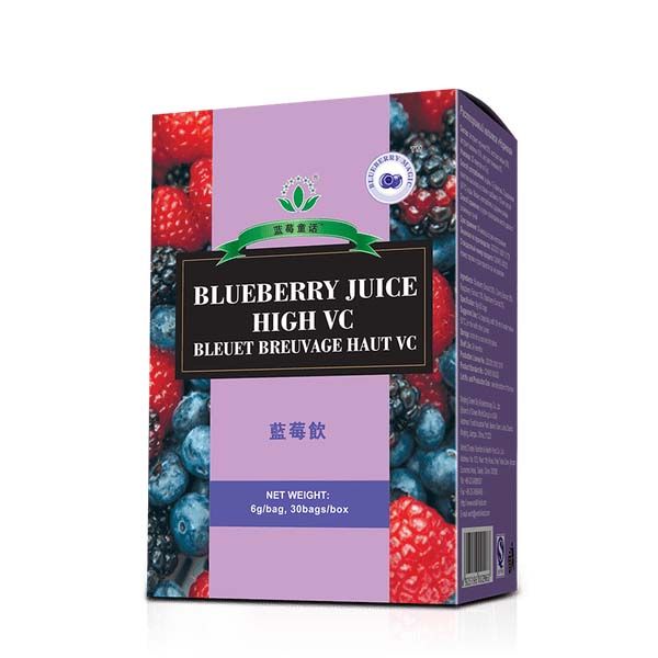 Green World Blueberry Juice Granules.